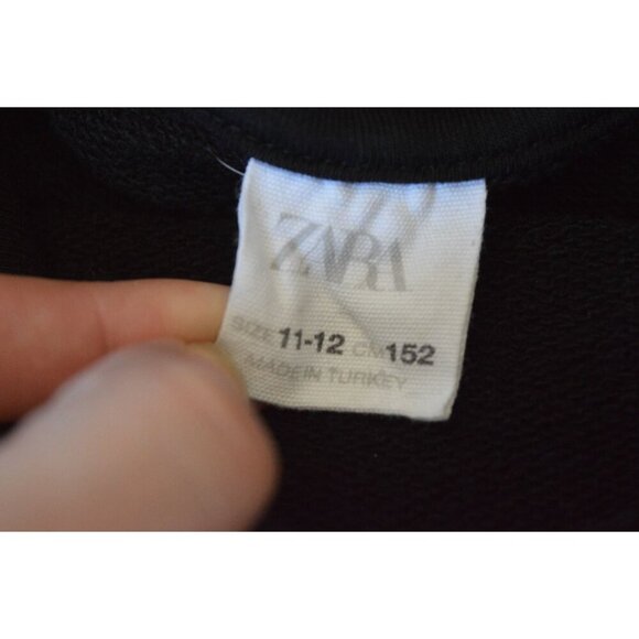 Zara Space Jam Bugs Bunny Hoodie 11-12 Yrs Kids Black Tunic Sweatshirt Tune Squa - Picture 3 of 7